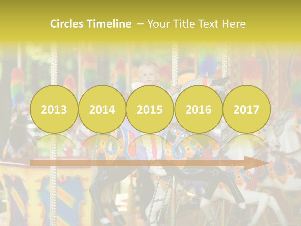 Rudder Carousel Park PowerPoint Template