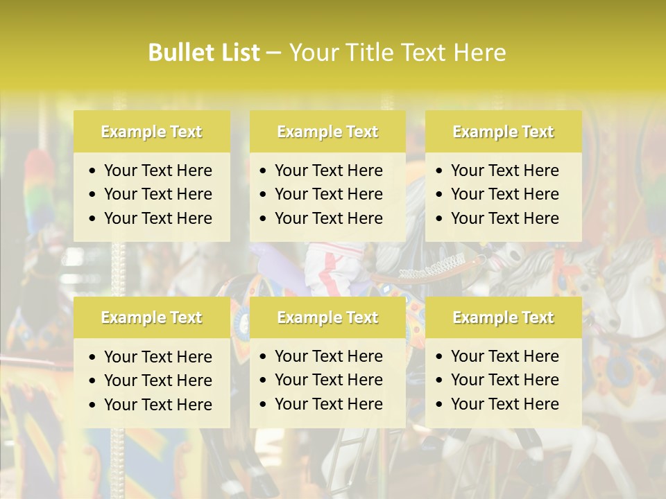 Rudder Carousel Park PowerPoint Template