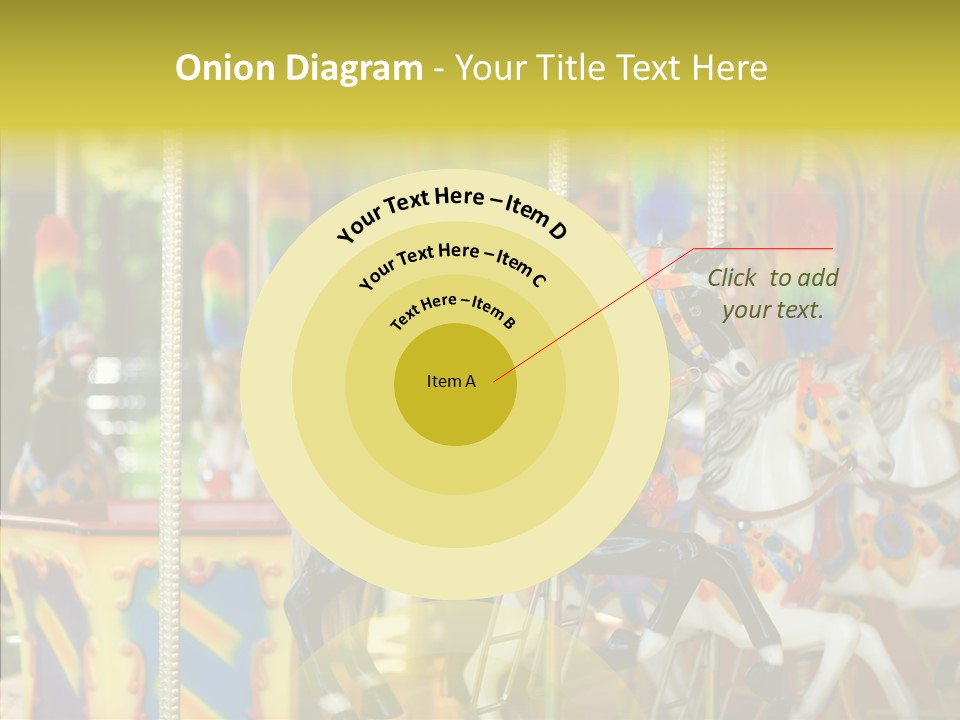 Rudder Carousel Park PowerPoint Template