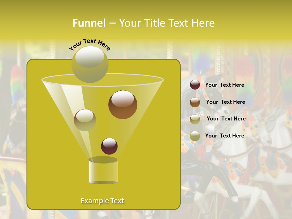Rudder Carousel Park PowerPoint Template