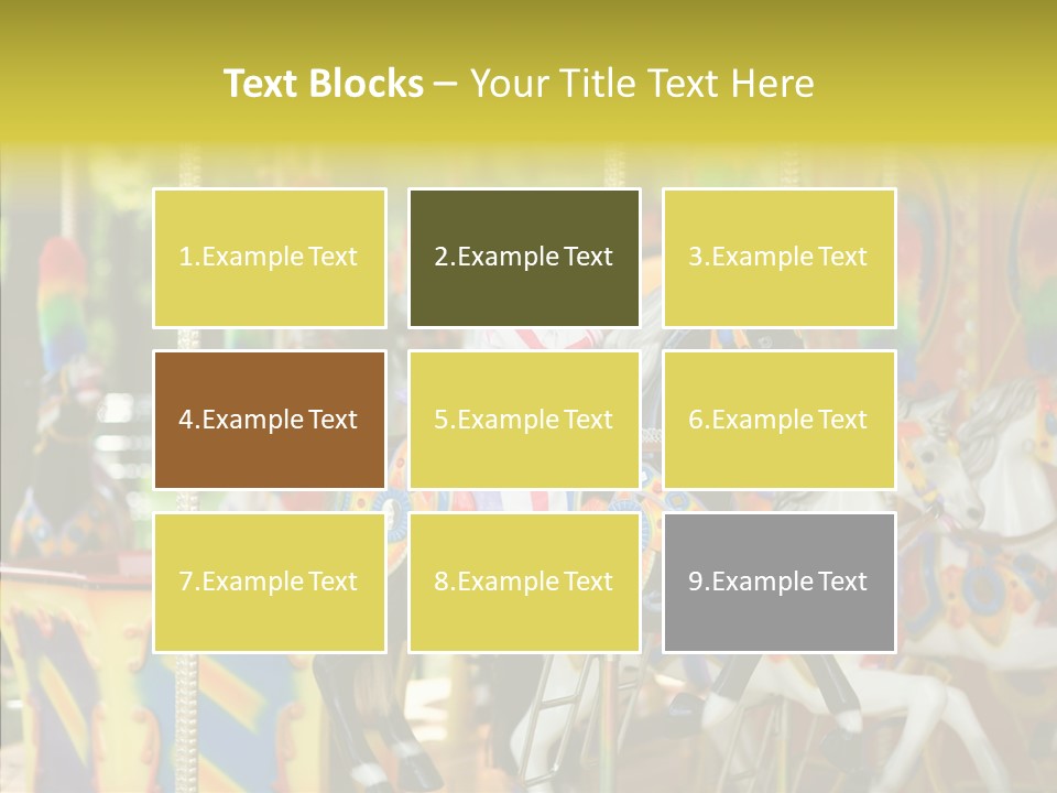 Rudder Carousel Park PowerPoint Template