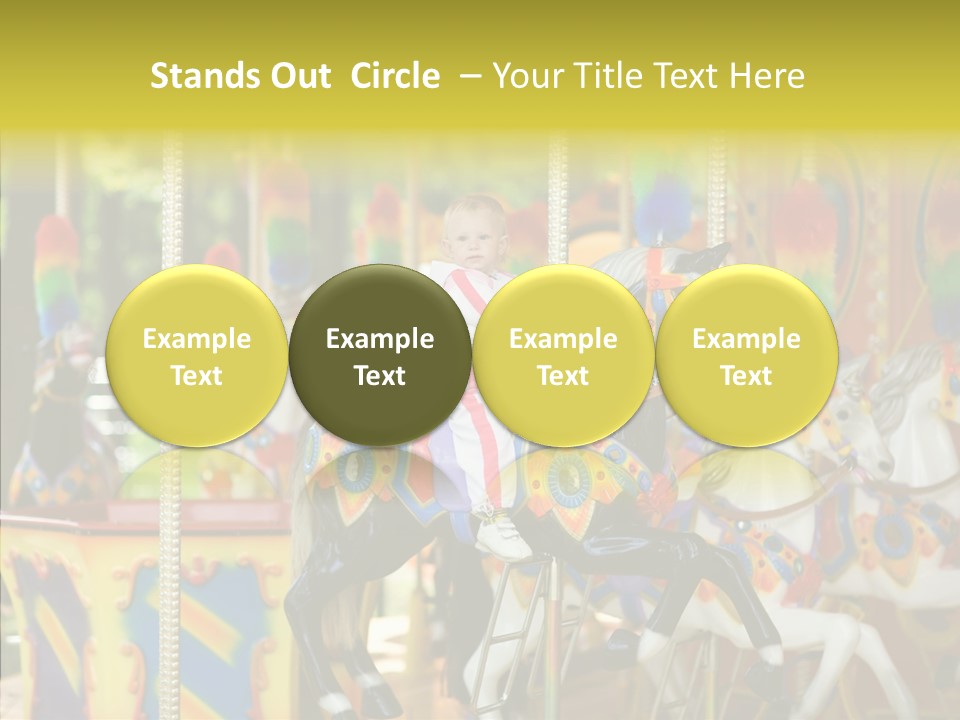 Rudder Carousel Park PowerPoint Template