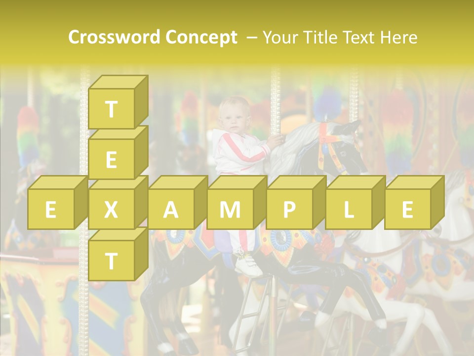 Rudder Carousel Park PowerPoint Template