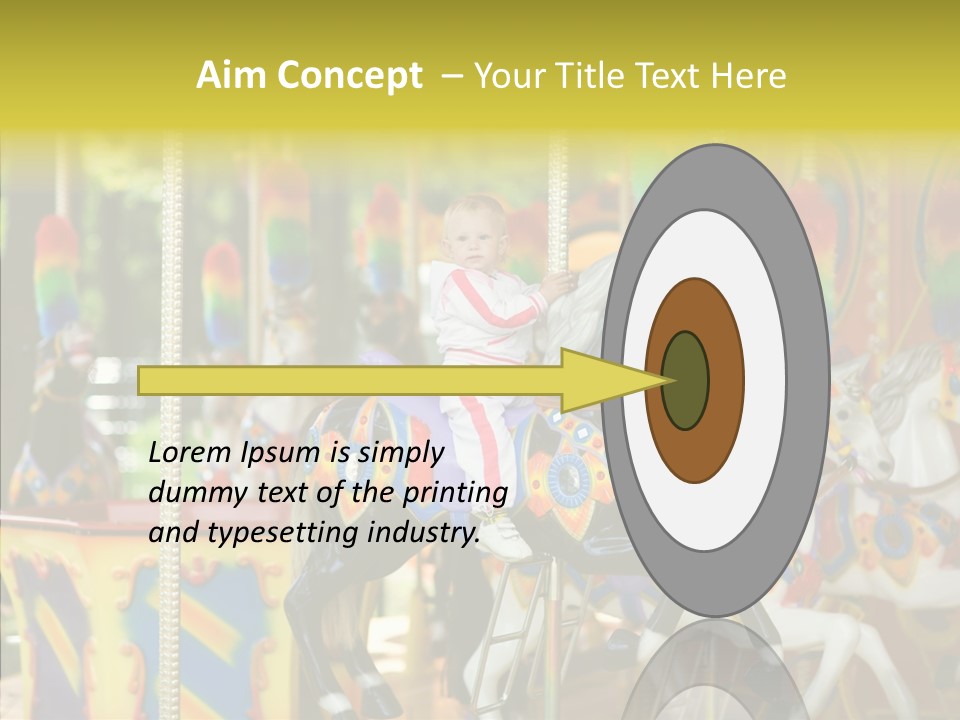 Rudder Carousel Park PowerPoint Template