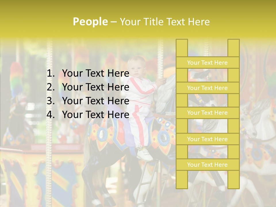 Rudder Carousel Park PowerPoint Template