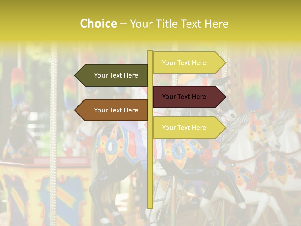 Rudder Carousel Park PowerPoint Template