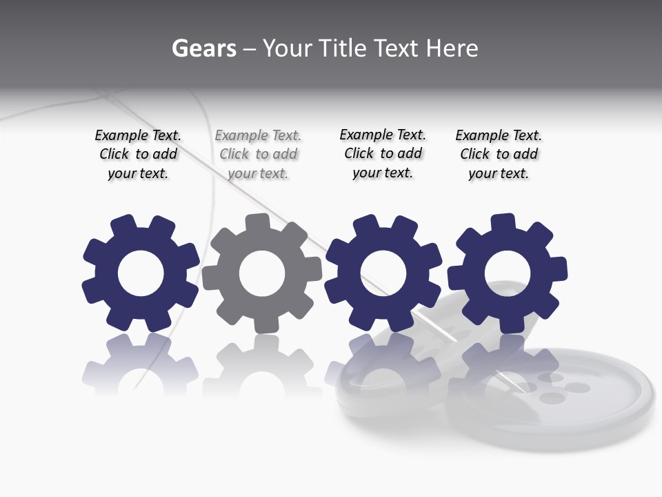 Fibril Sew Filament PowerPoint Template