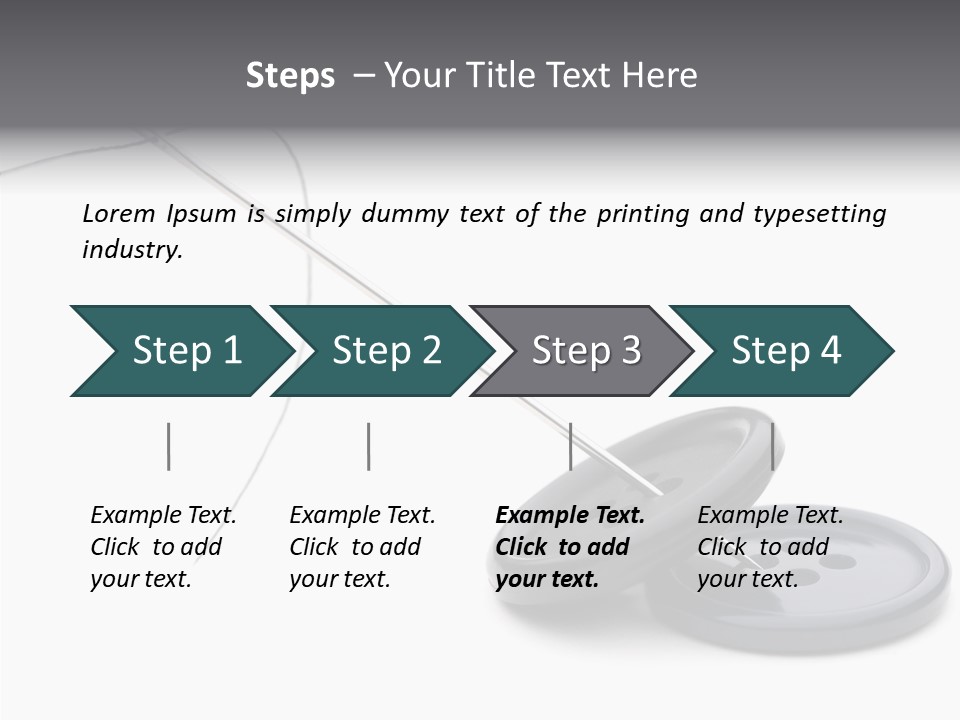 Fibril Sew Filament PowerPoint Template