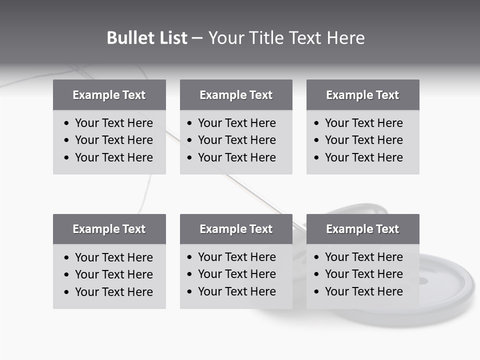 Fibril Sew Filament PowerPoint Template
