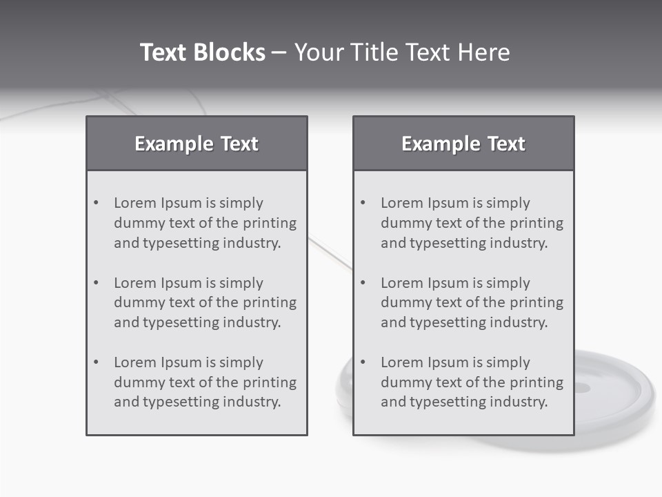 Fibril Sew Filament PowerPoint Template