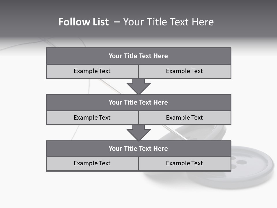 Fibril Sew Filament PowerPoint Template