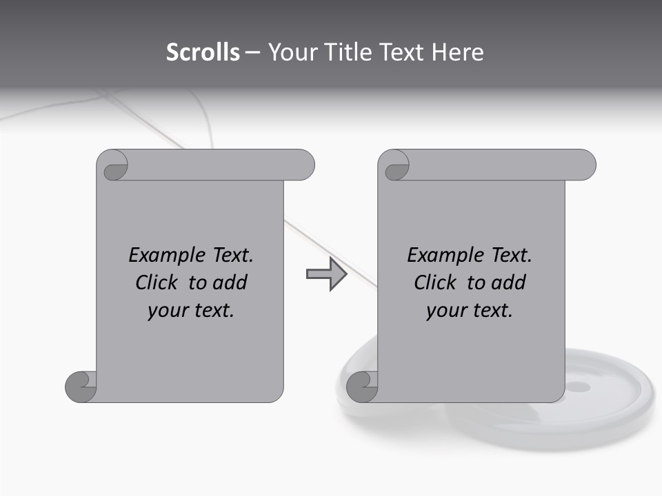 Fibril Sew Filament PowerPoint Template