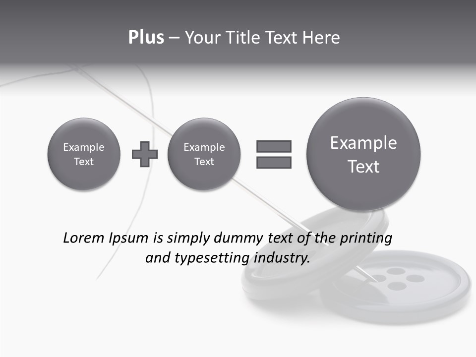 Fibril Sew Filament PowerPoint Template