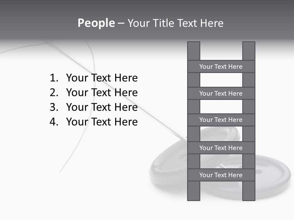 Fibril Sew Filament PowerPoint Template