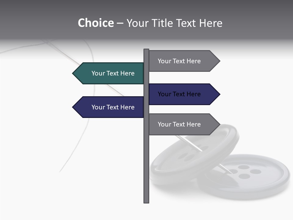 Fibril Sew Filament PowerPoint Template