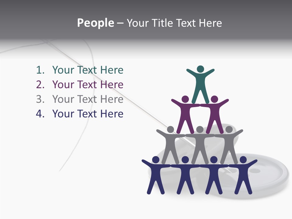 Fibril Sew Filament PowerPoint Template