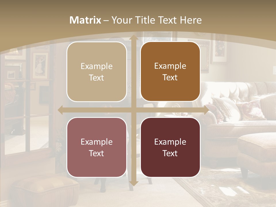 Table Interior Estate PowerPoint Template