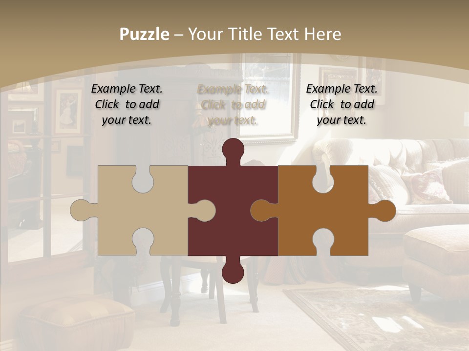 Table Interior Estate PowerPoint Template
