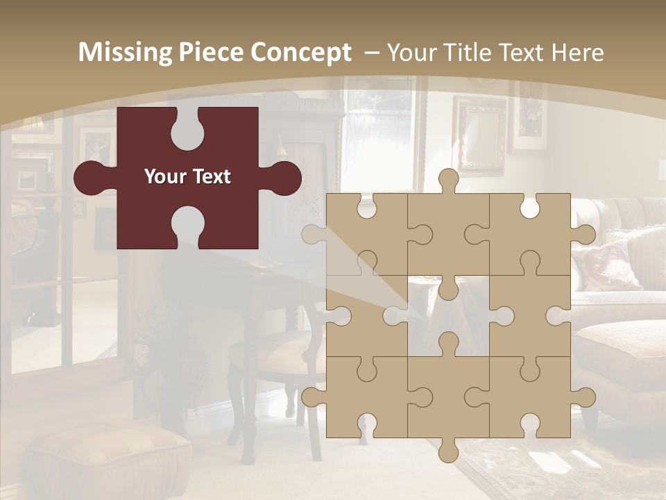 Table Interior Estate PowerPoint Template