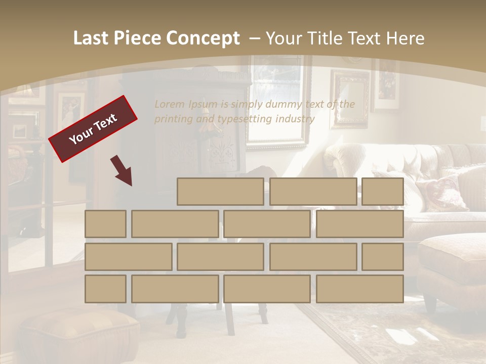 Table Interior Estate PowerPoint Template
