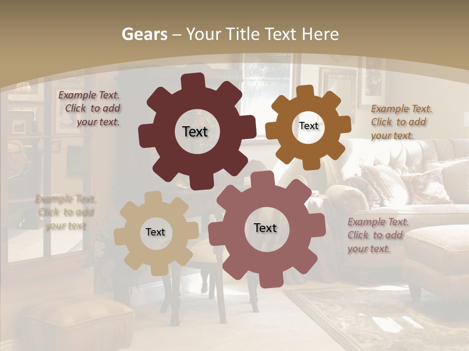 Table Interior Estate PowerPoint Template