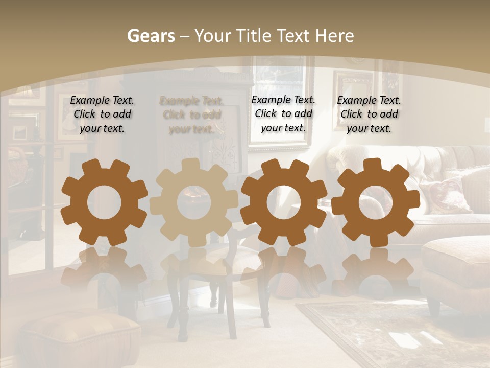 Table Interior Estate PowerPoint Template