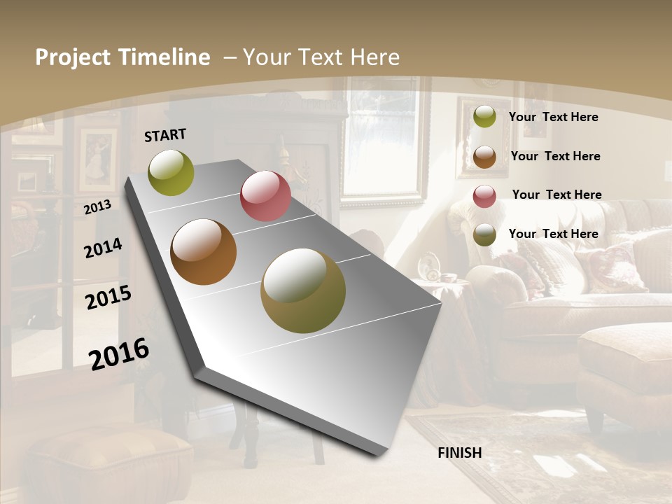 Table Interior Estate PowerPoint Template