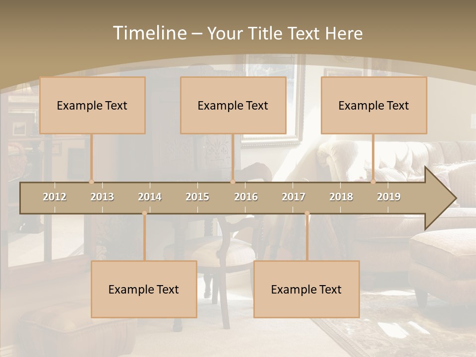 Table Interior Estate PowerPoint Template