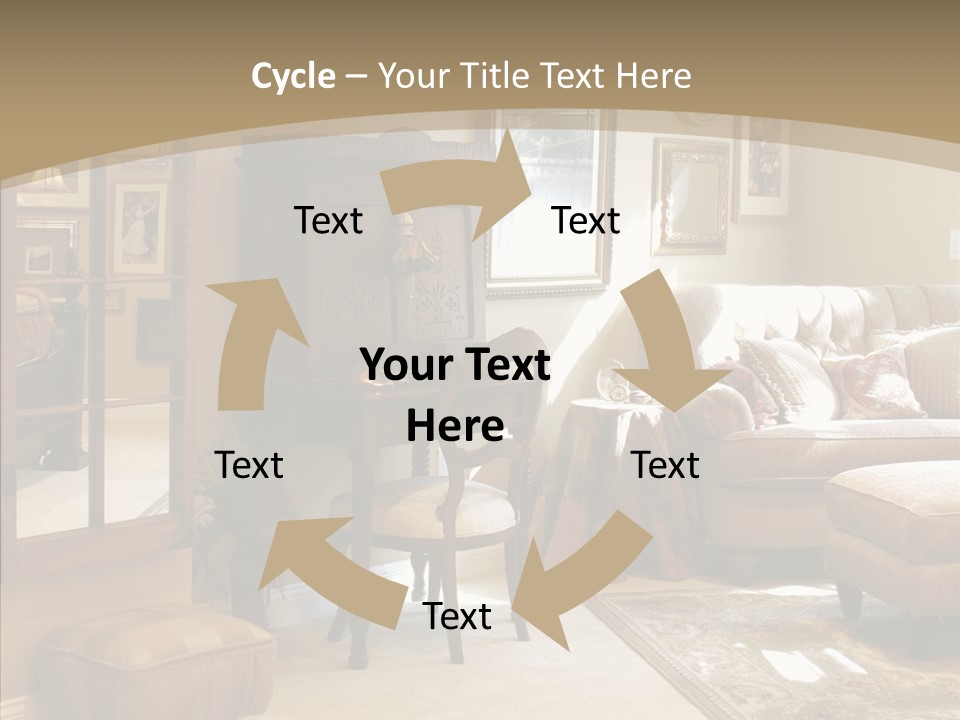 Table Interior Estate PowerPoint Template