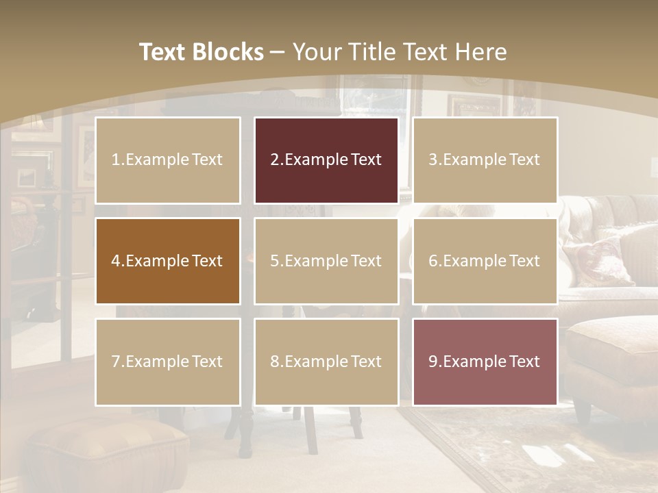 Table Interior Estate PowerPoint Template