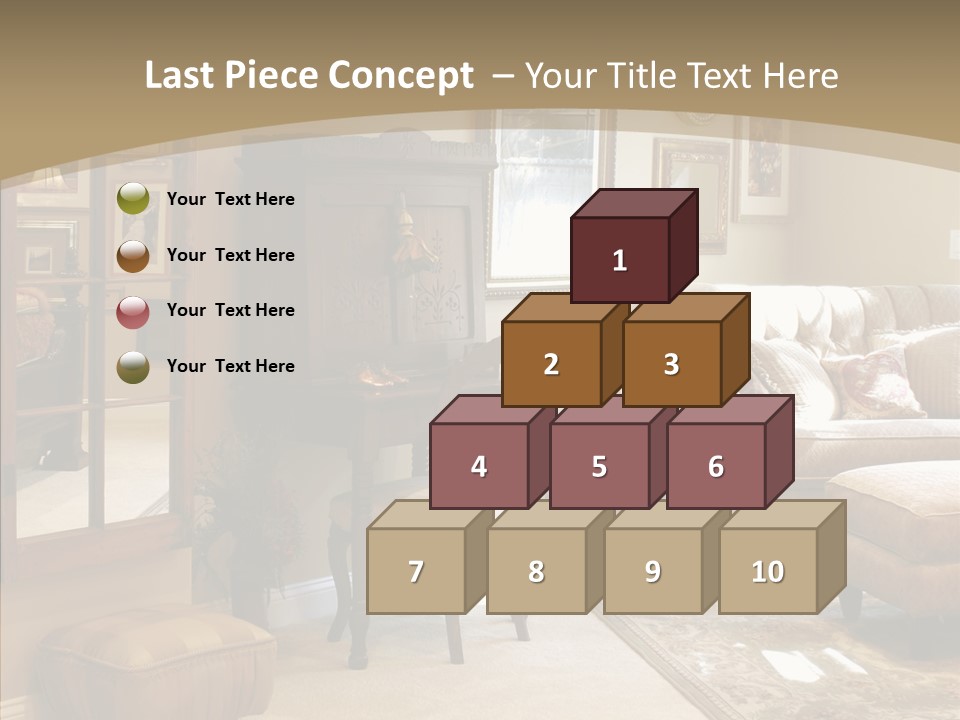 Table Interior Estate PowerPoint Template