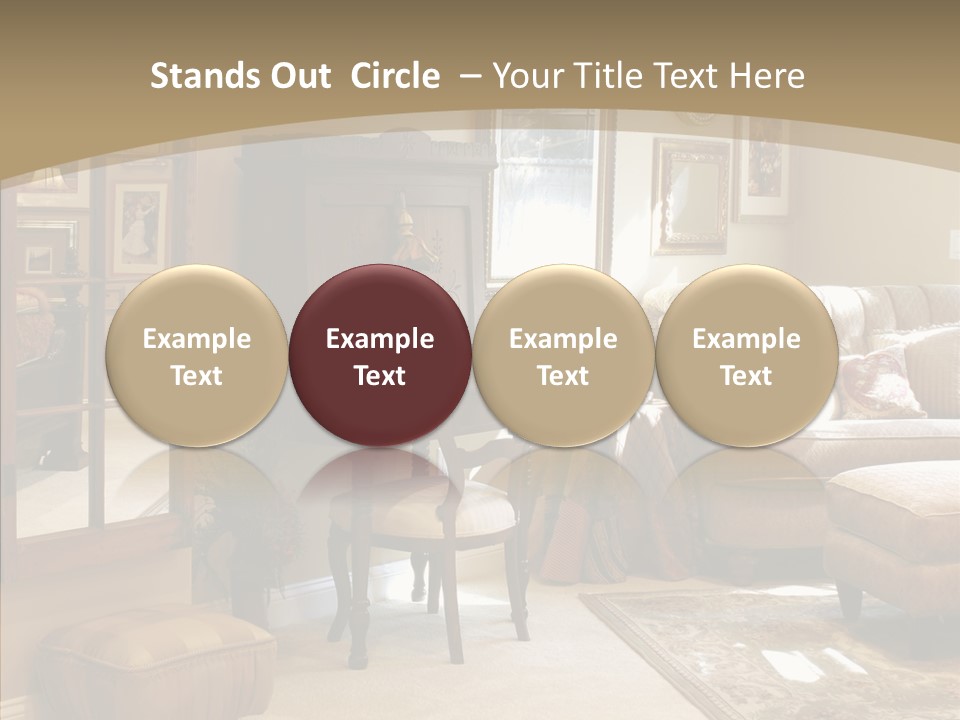 Table Interior Estate PowerPoint Template