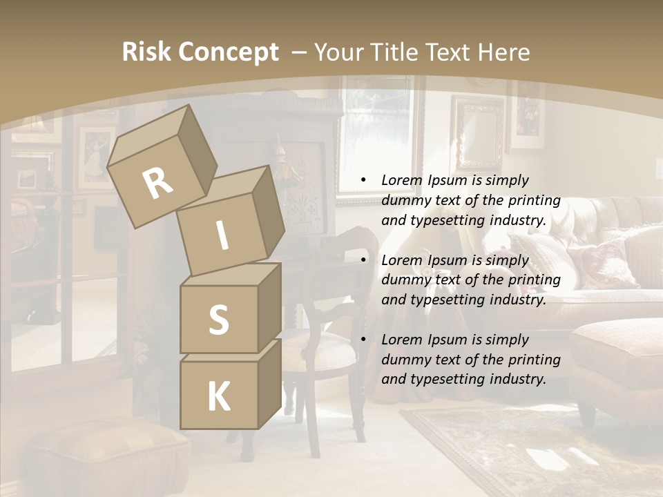 Table Interior Estate PowerPoint Template