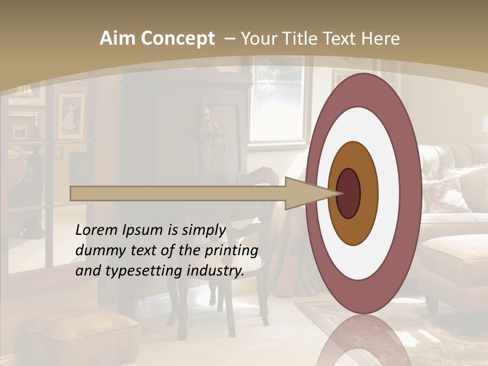Table Interior Estate PowerPoint Template