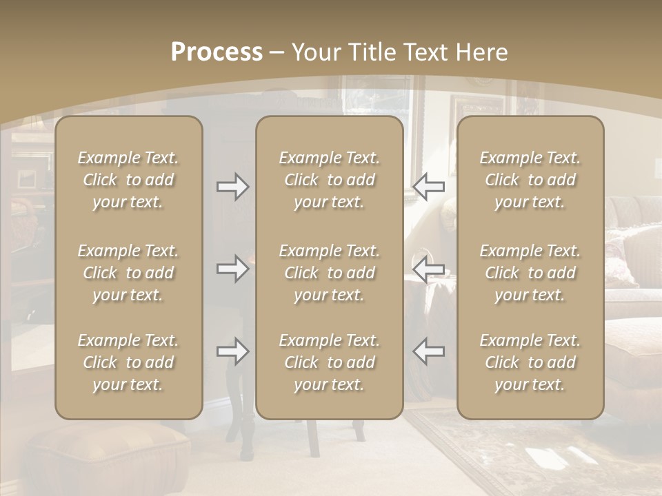 Table Interior Estate PowerPoint Template