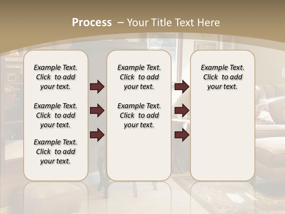 Table Interior Estate PowerPoint Template
