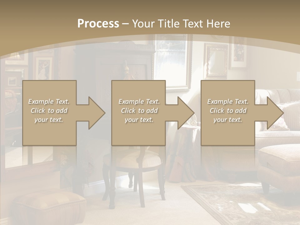 Table Interior Estate PowerPoint Template