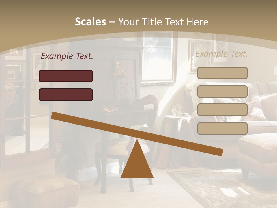 Table Interior Estate PowerPoint Template