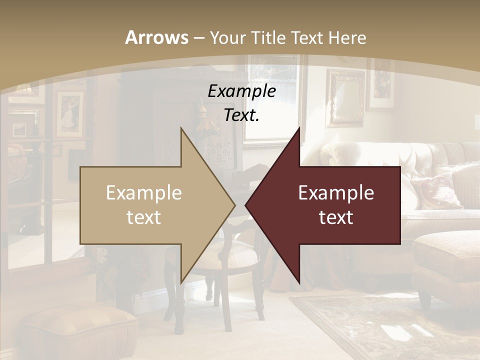Table Interior Estate PowerPoint Template