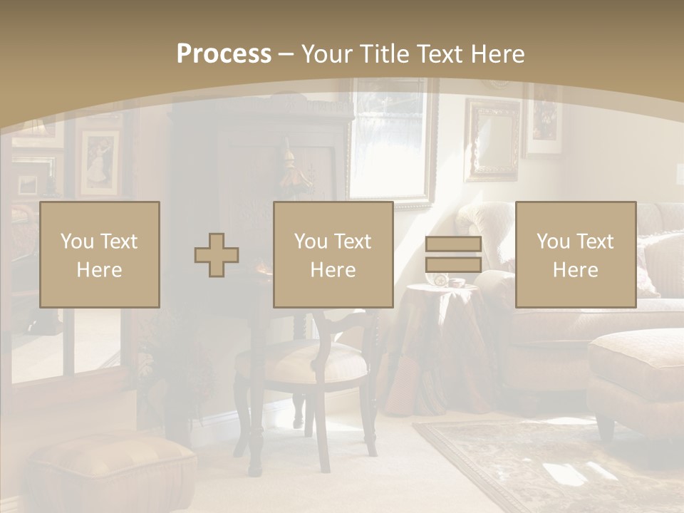 Table Interior Estate PowerPoint Template