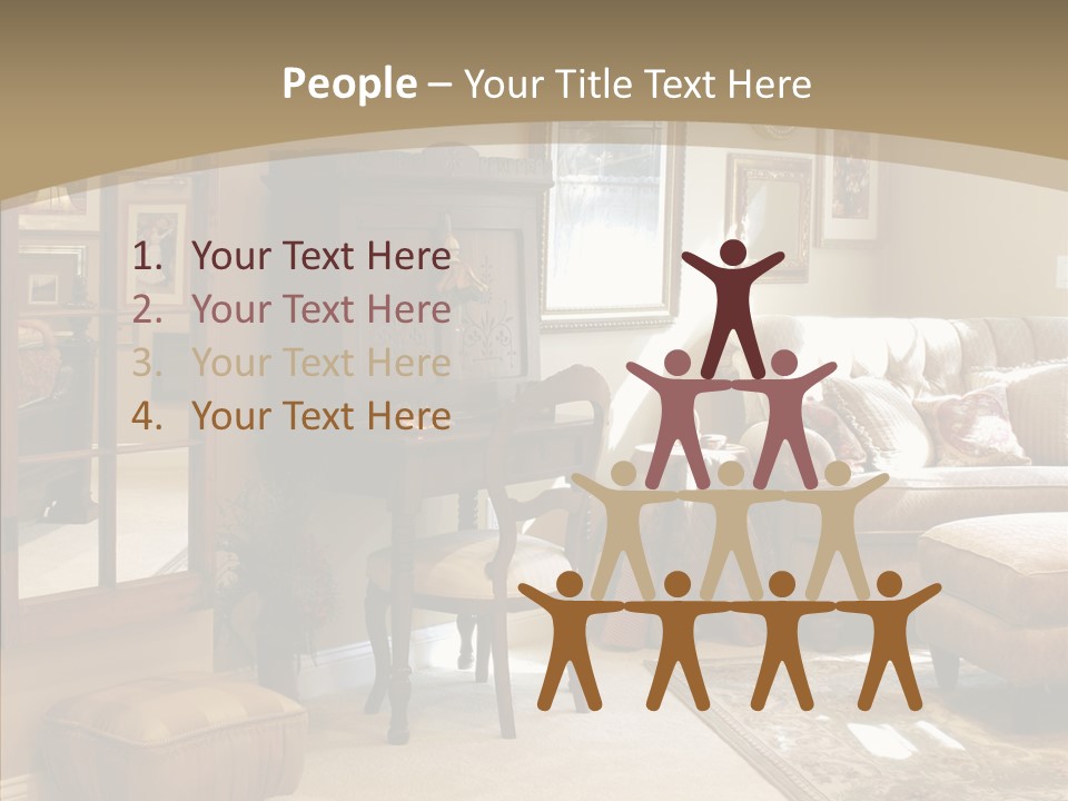 Table Interior Estate PowerPoint Template