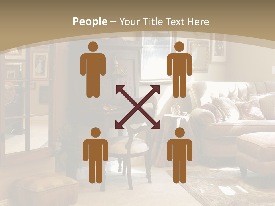 Table Interior Estate PowerPoint Template