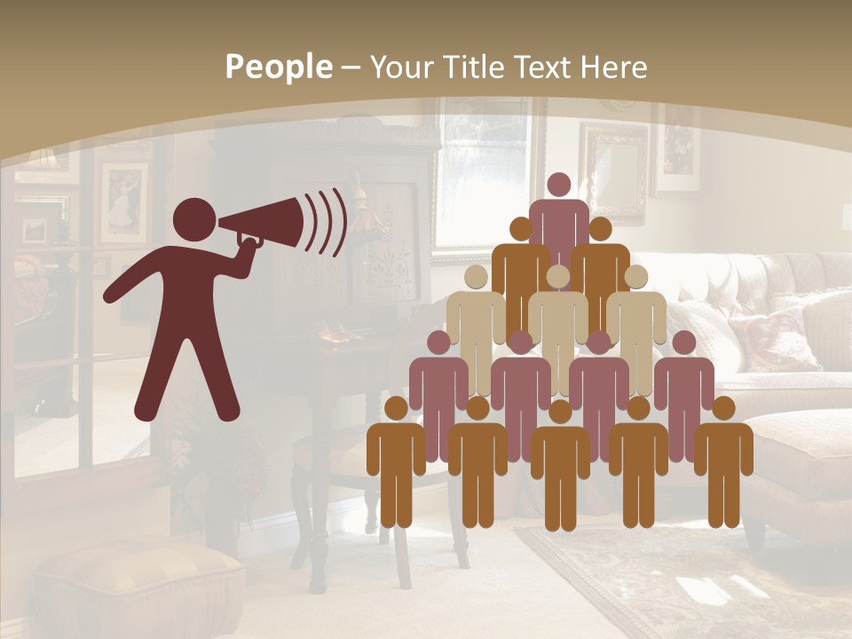 Table Interior Estate PowerPoint Template