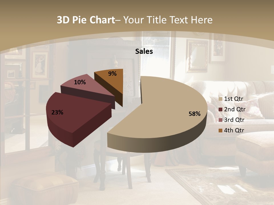 Table Interior Estate PowerPoint Template