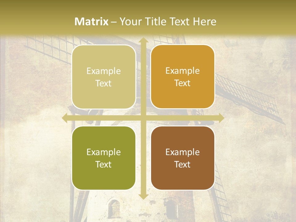 Textured Paint Oil PowerPoint Template