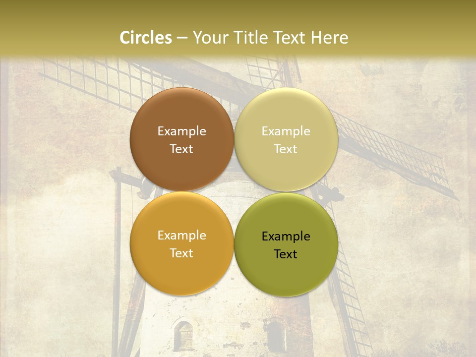 Textured Paint Oil PowerPoint Template