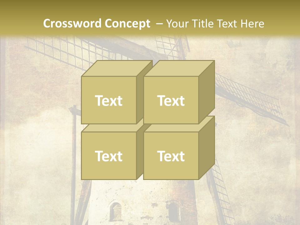 Textured Paint Oil PowerPoint Template