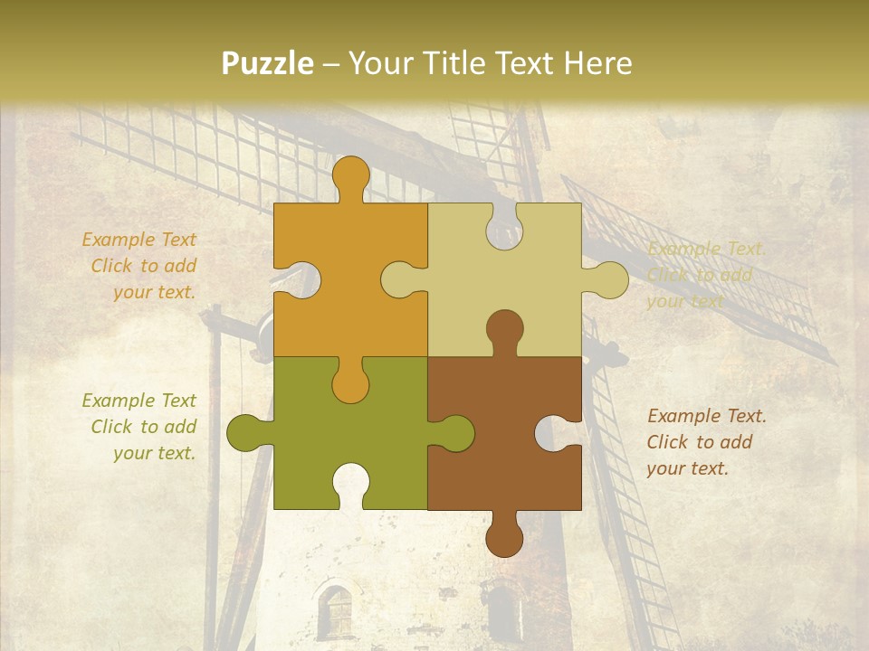 Textured Paint Oil PowerPoint Template