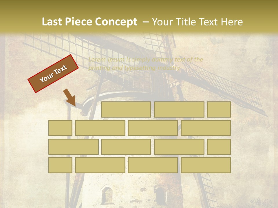 Textured Paint Oil PowerPoint Template