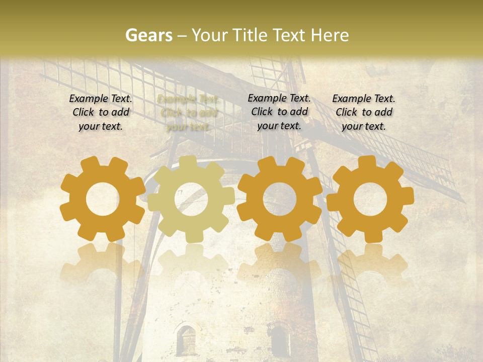 Textured Paint Oil PowerPoint Template